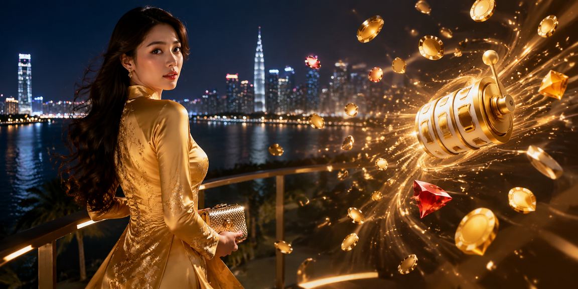 Khách VIP trải nghiệm slot game tại TP Hồ Chí Minh với trang phục truyền thống